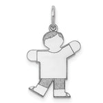 Load image into Gallery viewer, Sterling Silver Kid Charm Pendant Boy