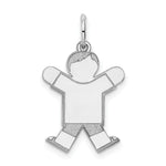 Load image into Gallery viewer, Sterling Silver Kid Charm Pendant