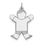 Load image into Gallery viewer, Sterling Silver Kid Charm Pendant