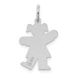 Load image into Gallery viewer, Sterling Silver Kid Charm Pendant Girl