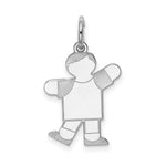 Load image into Gallery viewer, Sterling Silver Kid Charm Pendant Boy