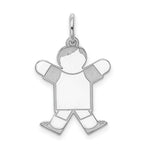 Load image into Gallery viewer, Sterling Silver Kid Charm Pendant Boy