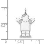 Load image into Gallery viewer, Sterling Silver Kid Charm Pendant Boy