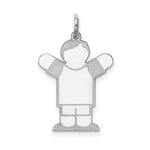 Load image into Gallery viewer, Sterling Silver Kid Charm Pendant Boy