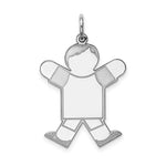 Load image into Gallery viewer, Sterling Silver Kid Charm Pendant