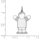 Load image into Gallery viewer, Sterling Silver Kid Charm Pendant