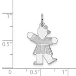 Load image into Gallery viewer, Sterling Silver Kid Charm Pendant Girl