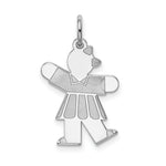 Load image into Gallery viewer, Sterling Silver Kid Charm Pendant Girl