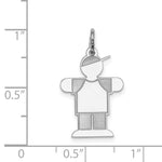 Load image into Gallery viewer, Sterling Silver Kid Charm Pendant Boy