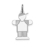 Load image into Gallery viewer, Sterling Silver Kid Charm Pendant Boy
