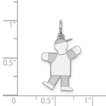 Load image into Gallery viewer, Sterling Silver Kid Charm Pendant Boy