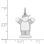 Load image into Gallery viewer, Sterling Silver Kid Charm Pendant Boy