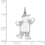 Load image into Gallery viewer, Sterling Silver Kid Charm Pendant