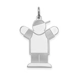 Load image into Gallery viewer, Sterling Silver Kid Charm Pendant