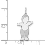 Load image into Gallery viewer, Sterling Silver Momma's Boy Cuddle Charm Pendant