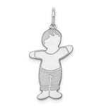 Load image into Gallery viewer, Sterling Silver Momma's Boy Cuddle Charm Pendant