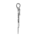 Load image into Gallery viewer, 14K White Gold 0.02-Carat tw 2 Diamond Girl The Kids Pendant