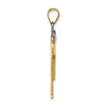 Load image into Gallery viewer, 14K Two-tone Gold 0.03-Carat 2 Diamond Boy with Cap The Kids Pendant