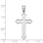 Load image into Gallery viewer, 14K White Gold Passion Cross Pendant