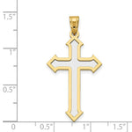 Load image into Gallery viewer, 14K Two-tone Gold Passion Cross Pendant