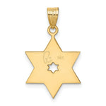 Load image into Gallery viewer, 14K Two-tone Gold Star of David 25mm length
