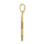 Load image into Gallery viewer, 14K Two-tone Gold Star of David 25mm length