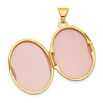 Load image into Gallery viewer, 14K Yellow Gold Love you always Reversible Locket 28x21mm