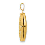 Load image into Gallery viewer, 14K Yellow Gold Scrolled Floral Locket 30x21mm