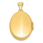 Load image into Gallery viewer, 14K Yellow Gold Polished Oval Locket 30x21mm