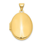 Load image into Gallery viewer, 14K Yellow Gold Polished Oval Locket 30x21mm