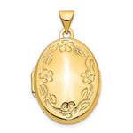 Load image into Gallery viewer, 14K Yellow Gold Hand Engraved Locket 30x21mm