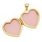 Load image into Gallery viewer, 14K Yellow Gold Domed Heart Locket 23x18mm