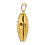 Load image into Gallery viewer, 14K Yellow Gold Domed Heart Locket 23x18mm