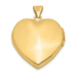 Load image into Gallery viewer, 14K Yellow Gold & Rhodium Floral Heart Locket 26x22mm