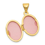 Load image into Gallery viewer, 14K Yellow Gold Diamond Locket 20x13mm