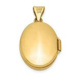 Load image into Gallery viewer, 14K Yellow Gold Scroll Oval Locket 24x17mm