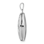 Load image into Gallery viewer, 14K White Gold Domed Oval Locket 29x21mm