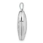 Load image into Gallery viewer, 14K White Gold Heart Locket 27x22mm