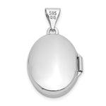 Load image into Gallery viewer, 14K White Gold Locket 24x17mm