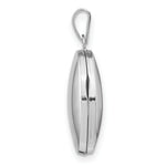 Load image into Gallery viewer, 14K White Gold Polished Locket 25x17mm