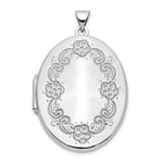 Load image into Gallery viewer, 14K White Gold Locket 42x32mm