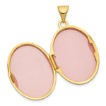 Load image into Gallery viewer, 14K Yellow Gold Yellow Gold Oval Locket 30x21mm