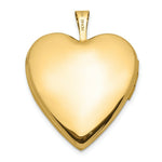 Load image into Gallery viewer, 14K Yellow Gold 20mm Side Swirl Heart Locket 25x20mm