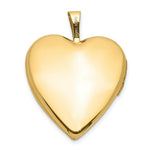 Load image into Gallery viewer, 14K Yellow Gold 20mm Flower Vine Border Heart Locket 25x20mm