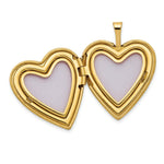 Load image into Gallery viewer, 14K Yellow Gold 20mm I Love You w/ Diamond Heart Locket 24x20mm