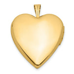 Load image into Gallery viewer, 14K Yellow Gold 20mm Enamel Rose I Love You Heart Locket 24x20mm