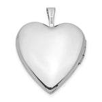 Load image into Gallery viewer, 14K Yellow Gold 20mm White Gold Mom w/ Hearts Heart Locket 24x20mm