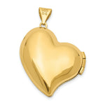 Load image into Gallery viewer, 14K Yellow Gold Fancy Heart Locket 20x20mm
