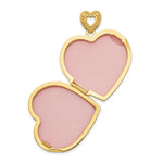 Load image into Gallery viewer, 14K Yellow Gold 24mm Heart w/Diamond Vintage Locket 24x25mm