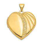 Load image into Gallery viewer, 14K Yellow Gold 21mm Heart Locket 21x21mm